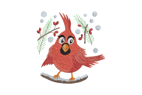 Cute Red Cardinal: A Designer's Review for Merch