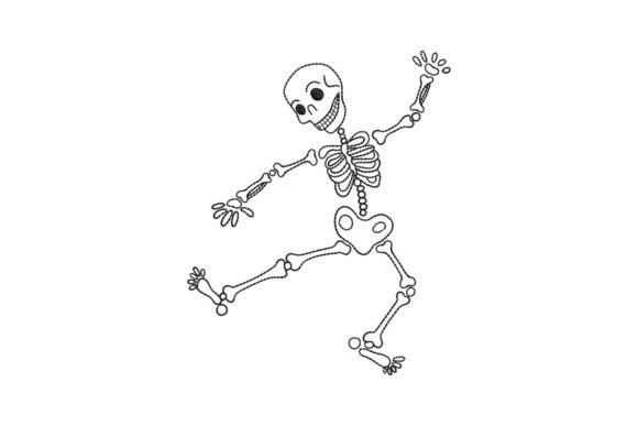 Dancing Skeleton: A Seasonal Embroidery Review