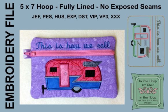 Happy Camper Zipper Bag Design Review