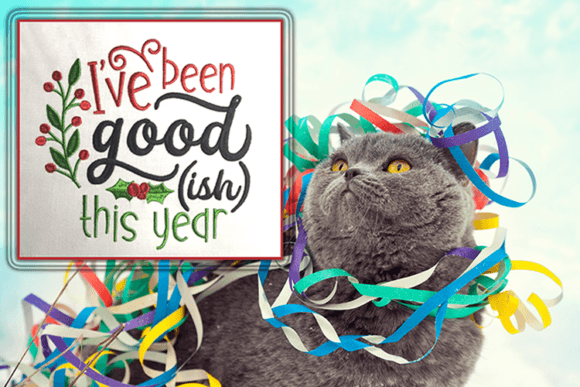 I've Been Goodish This Year Embroidery Review