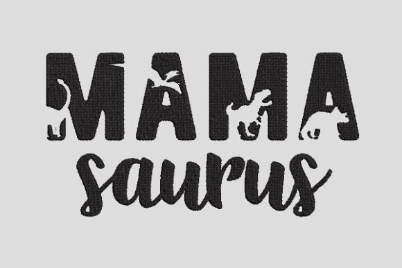 Review: MAMA Dinosaur Family Embroidery Design