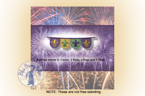 Review: Mardi Gras Bunting for Business Merch